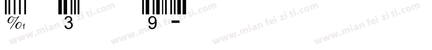 free 3 of 9字体字体转换